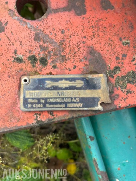 1990 Kverneland GB-284 - veihøvel til traktor. - Agricultural machinery: picture 2 1990 Kverneland GB-284 - veihøvel til traktor. - Agricultural machinery: picture 2