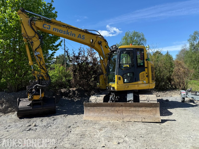 Komatsu PC138 gravemaskin, GPS, Tiltrotator, Smøring, Kamera - Excavator: picture 1 Komatsu PC138 gravemaskin, GPS, Tiltrotator, Smøring, Kamera - Excavator: picture 1