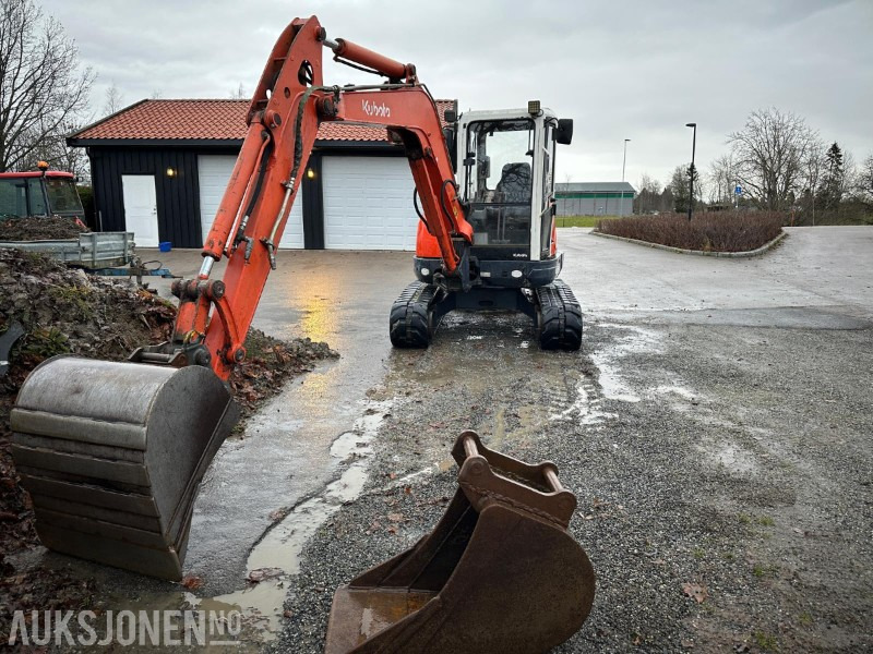Kubota KX161-3α – 2006 – 3708 timer – 2 skuffer + klype – ca. 5,5 tonn – CE-merket - Mini excavator: picture 2 Kubota KX161-3α – 2006 – 3708 timer – 2 skuffer + klype – ca. 5,5 tonn – CE-merket - Mini excavator: picture 2