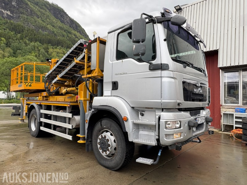 2014 MAN TGM 18.340 Normet Esslift 810 liftbil - 15 888 km - Utility/ Special vehicle: picture 2 2014 MAN TGM 18.340 Normet Esslift 810 liftbil - 15 888 km - Utility/ Special vehicle: picture 2