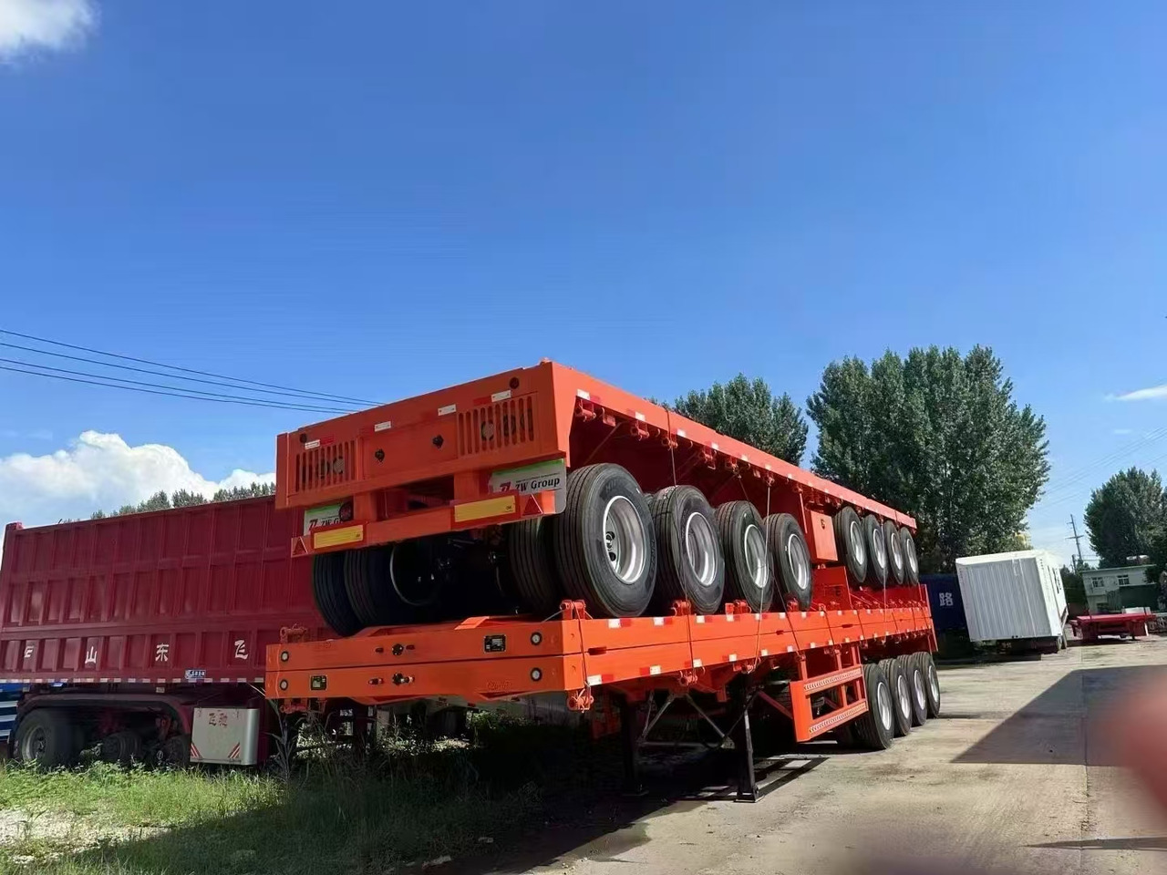 New Low loader semi-trailer ZHICHENG Semi Flat Bed Low Bed in length 8M, 10M, 12M, 14M,16M: picture 26 New Low loader semi-trailer ZHICHENG Semi Flat Bed Low Bed in length 8M, 10M, 12M, 14M,16M: picture 26