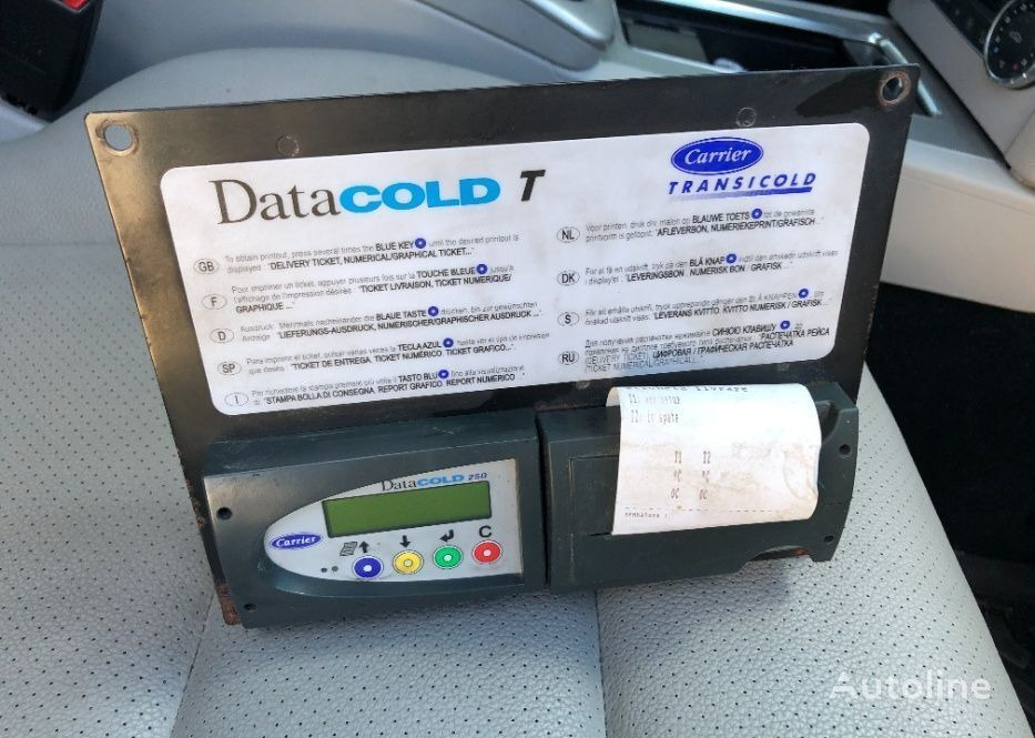 Termodiagrama DataCOLD T 250 Carrier Transicold for car - Spare parts for Car: picture 1 Termodiagrama DataCOLD T 250 Carrier Transicold for car - Spare parts for Car: picture 1