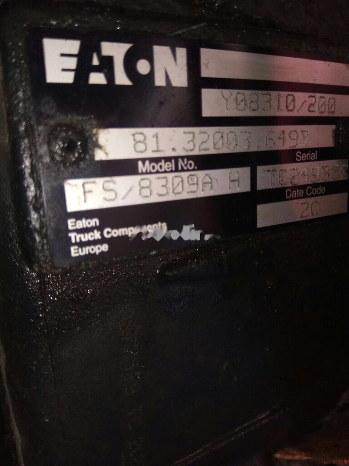 MAN fs8309AH 81320036493 - Gearbox for Truck: picture 1 MAN fs8309AH 81320036493 - Gearbox for Truck: picture 1