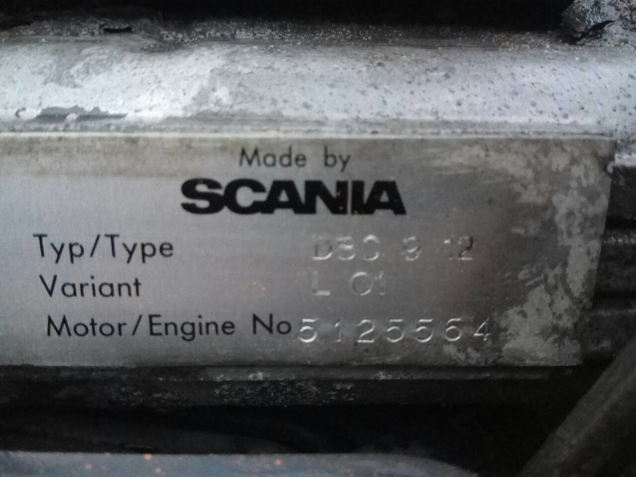 Scania DSC912 L01 Scania 94 - Engine for Truck: picture 3 Scania DSC912 L01 Scania 94 - Engine for Truck: picture 3