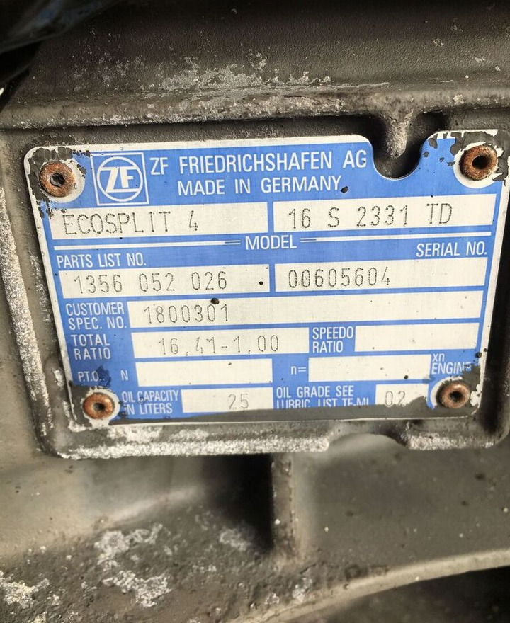 ZF 16S2331TD 1356052026 truck - Gearbox for Truck: picture 5 ZF 16S2331TD 1356052026 truck - Gearbox for Truck: picture 5