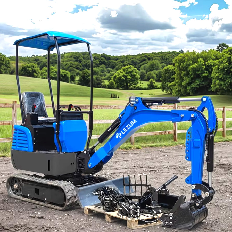 LEZUM Factory Sale Hybrid Mini Digger Excavators Home Farm Electric Remote Control Compact Pilot Digger Excavator with Free Shipping - Mini excavator: picture 1 LEZUM Factory Sale Hybrid Mini Digger Excavators Home Farm Electric Remote Control Compact Pilot Digger Excavator with Free Shipping - Mini excavator: picture 1