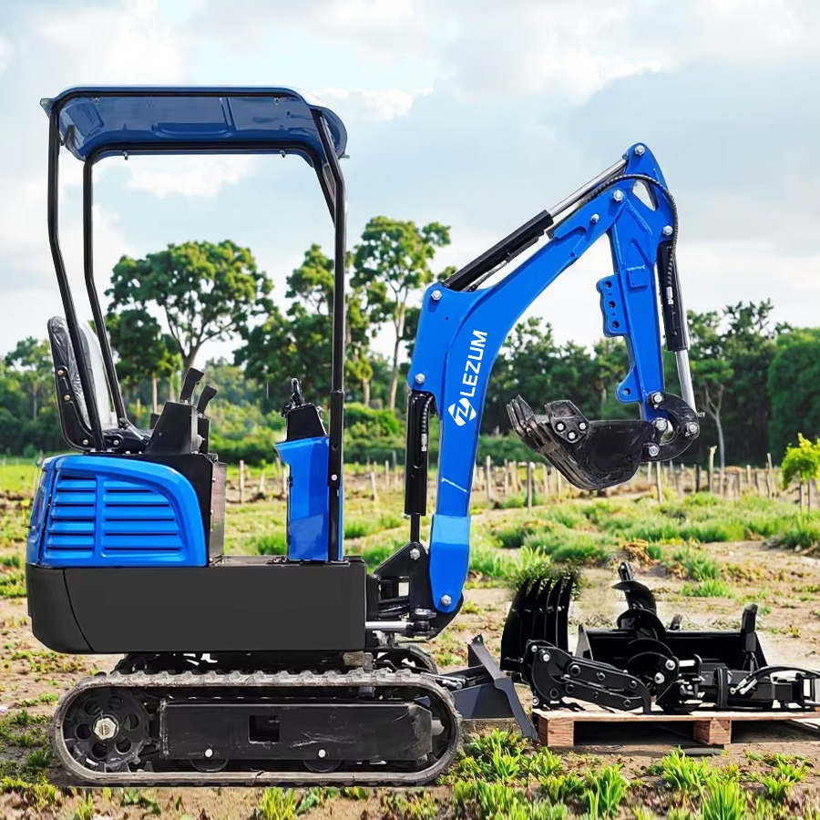 LEZUM Factory Sale Hybrid Mini Digger Excavators Home Farm Electric Remote Control Compact Pilot Digger Excavator with Free Shipping - Mini excavator: picture 2 LEZUM Factory Sale Hybrid Mini Digger Excavators Home Farm Electric Remote Control Compact Pilot Digger Excavator with Free Shipping - Mini excavator: picture 2