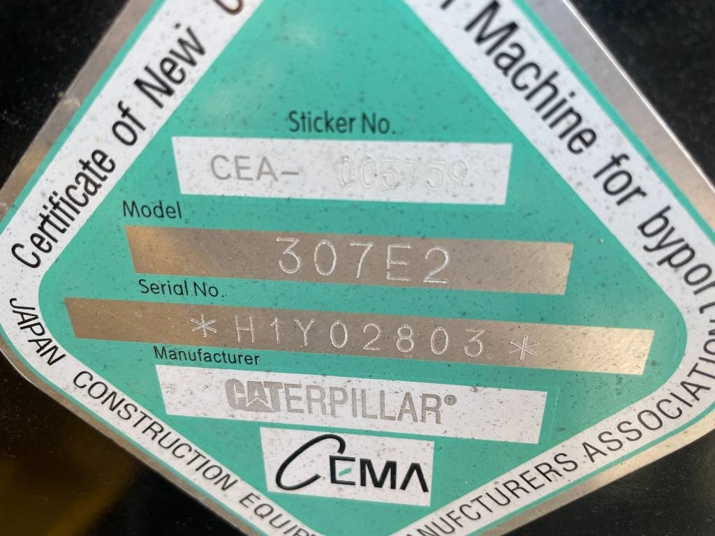 CAT 307 - Mini excavator: picture 5 CAT 307 - Mini excavator: picture 5