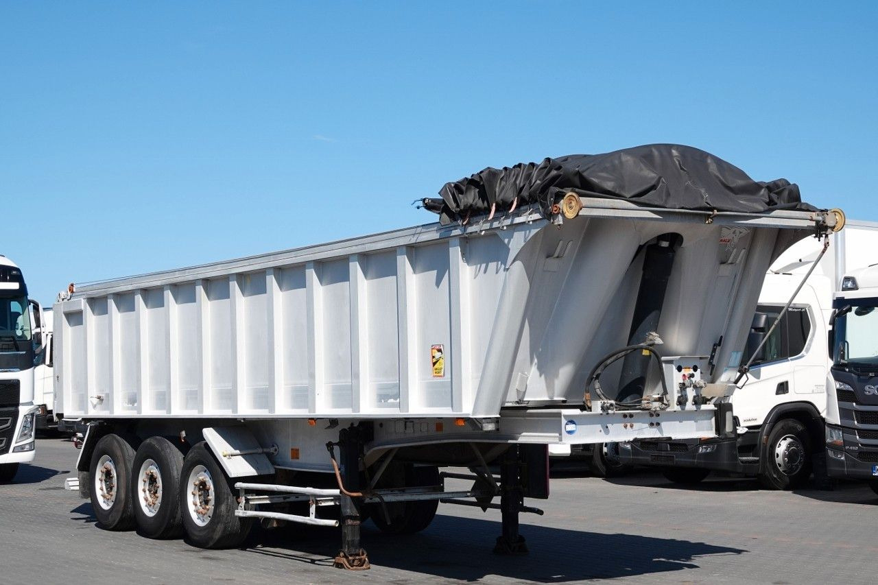 Benalu WYWROTKA / 25 m3 / ALUMINIOWA / OŚ PODNOSZONA / - Tipper semi-trailer: picture 4 Benalu WYWROTKA / 25 m3 / ALUMINIOWA / OŚ PODNOSZONA / - Tipper semi-trailer: picture 4