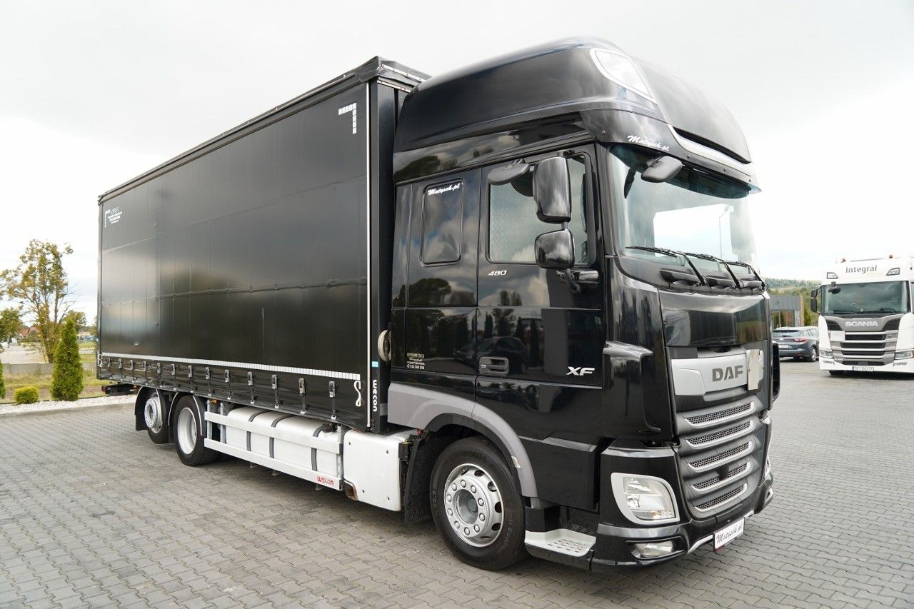 DAF XF 480 / SOLÓWKA / 6X2 / MEGA / OŚ PODNOSZONA / - Curtainsider truck: picture 2 DAF XF 480 / SOLÓWKA / 6X2 / MEGA / OŚ PODNOSZONA / - Curtainsider truck: picture 2