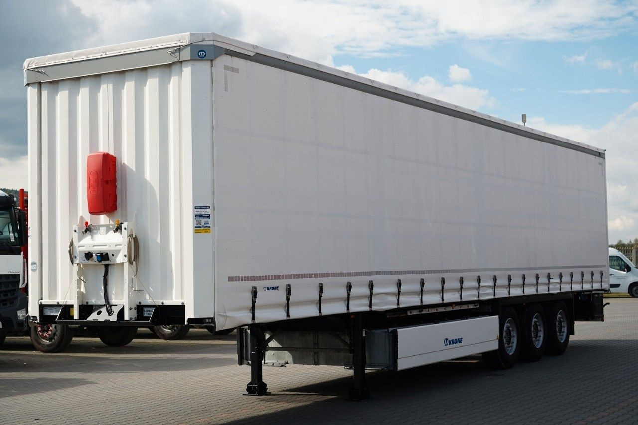 Krone FIRANKA / KOSZ NA PALETY / 2 OSIE PODNOSZONE / 2 - Curtainsider semi-trailer: picture 3 Krone FIRANKA / KOSZ NA PALETY / 2 OSIE PODNOSZONE / 2 - Curtainsider semi-trailer: picture 3