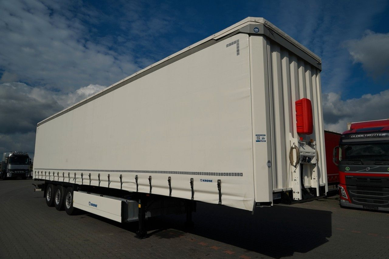 Krone FIRANKA / KOSZ NA PALETY / 2 OSIE PODNOSZONE / 2 - Curtainsider semi-trailer: picture 2 Krone FIRANKA / KOSZ NA PALETY / 2 OSIE PODNOSZONE / 2 - Curtainsider semi-trailer: picture 2