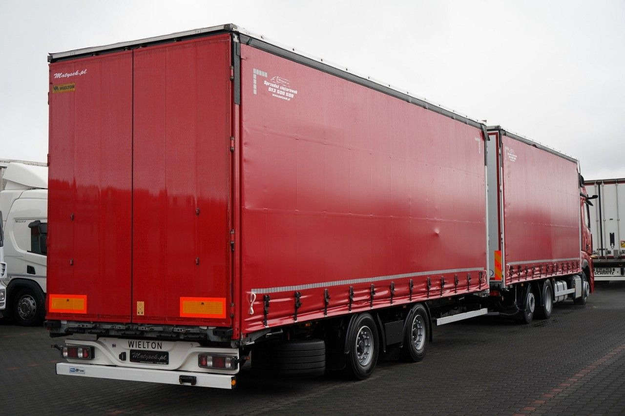 Mercedes-Benz ACTROS 2545 / ZESTAW TANDEM 120 M3 / PRZEJAZDOWY - Curtainsider truck: picture 3 Mercedes-Benz ACTROS 2545 / ZESTAW TANDEM 120 M3 / PRZEJAZDOWY - Curtainsider truck: picture 3