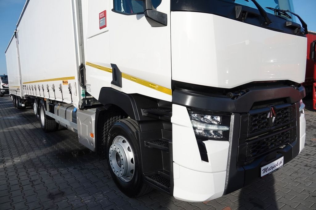 Renault T 440 / 13 LITROWA / ZESTAW TANDEM PRZEJAZDOWY - Curtainsider truck: picture 3 Renault T 440 / 13 LITROWA / ZESTAW TANDEM PRZEJAZDOWY - Curtainsider truck: picture 3