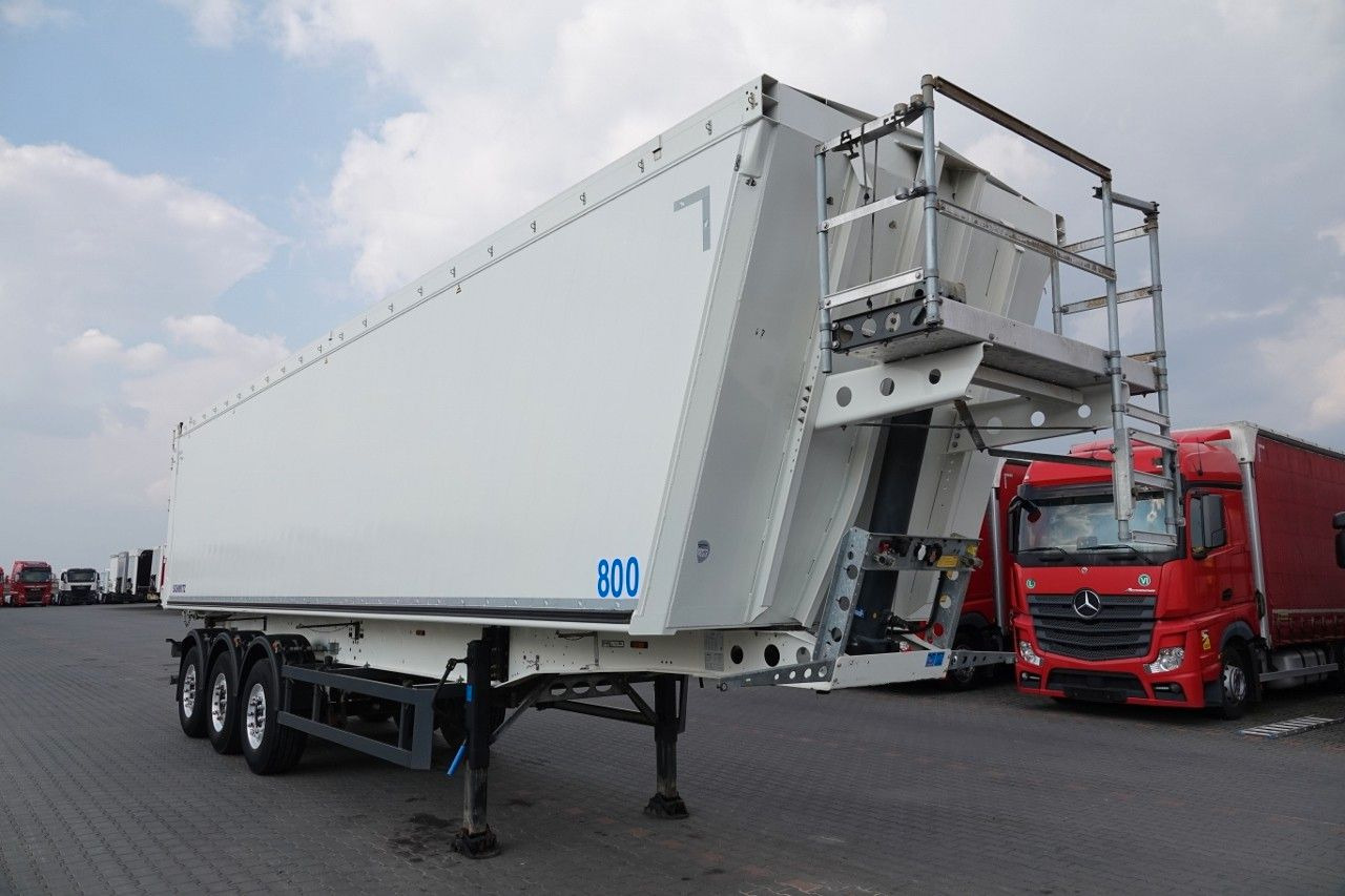 Schmitz Cargobull WYWROTKA 60 M3 / ALUMINIOWA / KLAPO-DRZWI / OŚ - Tipper semi-trailer: picture 5 Schmitz Cargobull WYWROTKA 60 M3 / ALUMINIOWA / KLAPO-DRZWI / OŚ - Tipper semi-trailer: picture 5