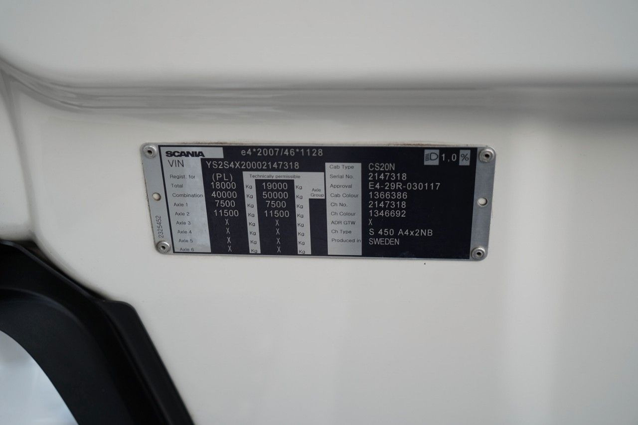 Tractor unit Scania S 450 / I-PARK COOL / FULL AIRMATIC   / NAVI: picture 37