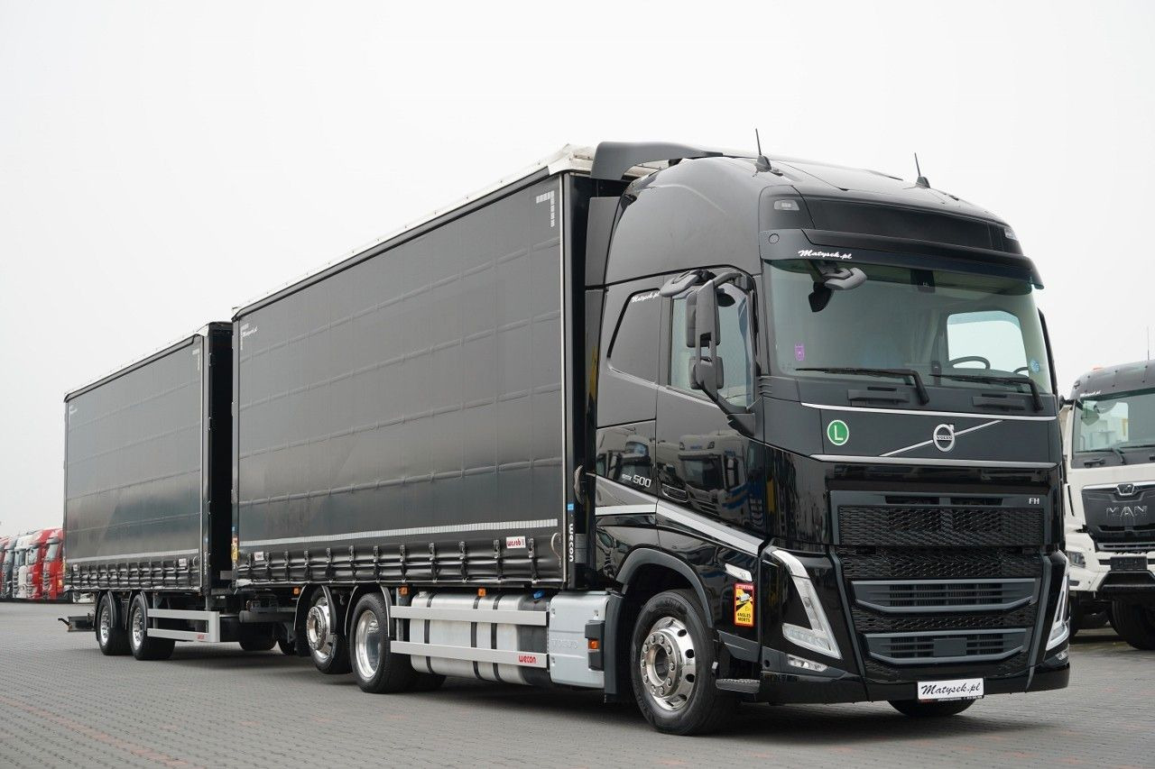 Volvo FH 500 /XXL / ZESTAW TANDEM PRZEJAZDOWY 120 M3 / - Curtainsider truck, Curtainsider trailer: picture 3 Volvo FH 500 /XXL / ZESTAW TANDEM PRZEJAZDOWY 120 M3 / - Curtainsider truck, Curtainsider trailer: picture 3