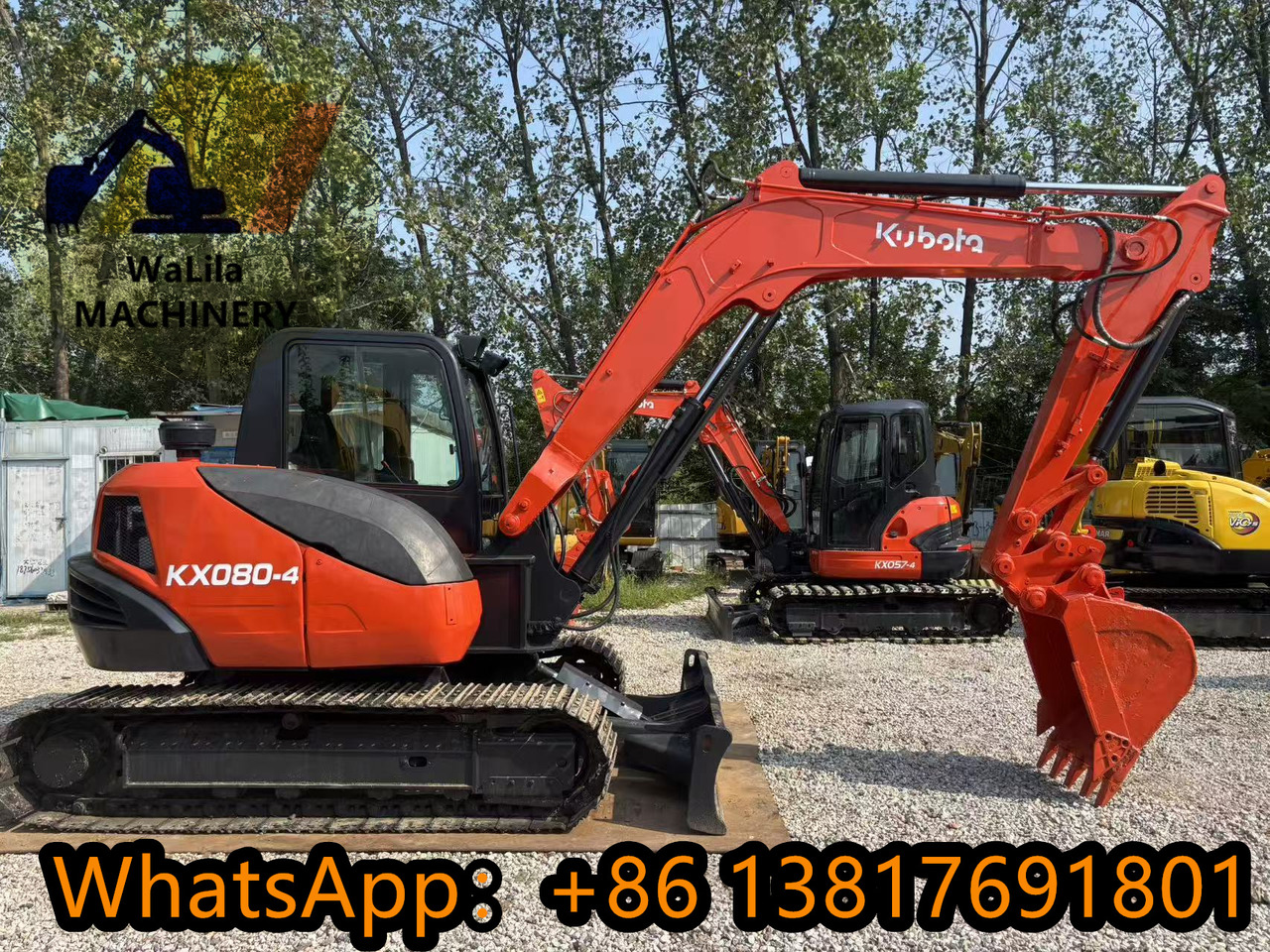 KUBOTA KX080-4 - Mini excavator: picture 1 KUBOTA KX080-4 - Mini excavator: picture 1