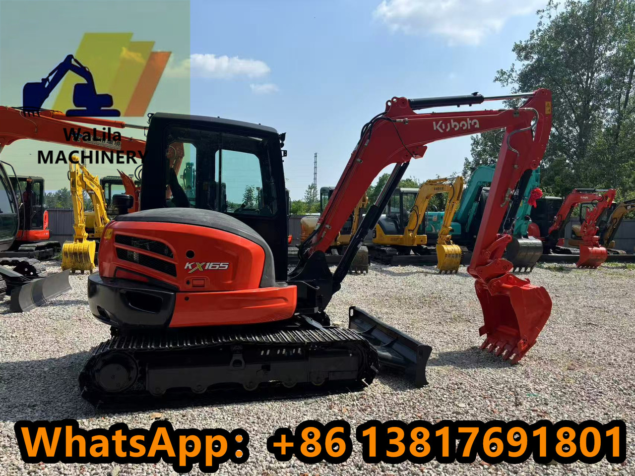 KUBOTA KX165-5 - Mini excavator: picture 1 KUBOTA KX165-5 - Mini excavator: picture 1