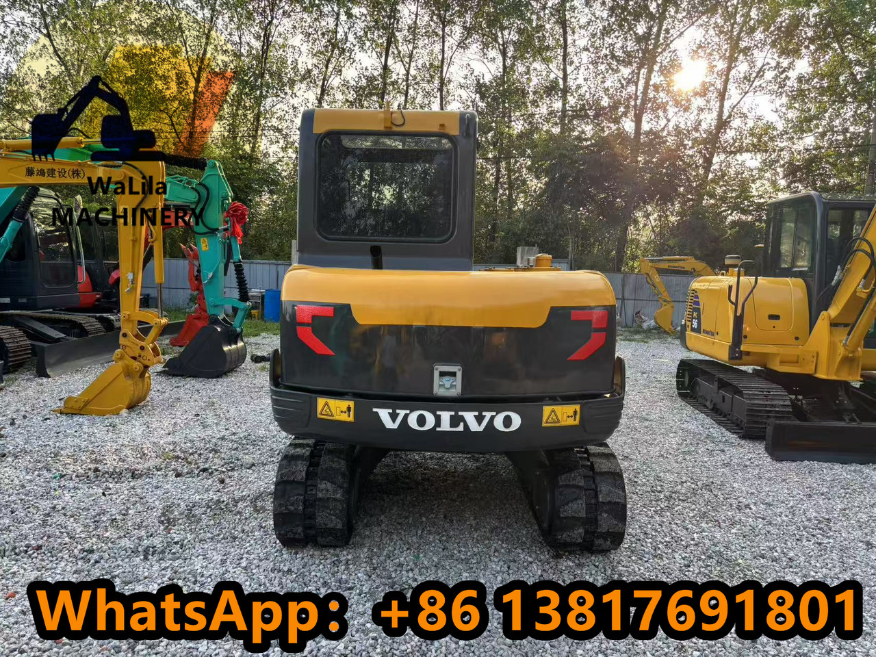 VOLVO EC55 Rubber track version - Mini excavator: picture 5 VOLVO EC55 Rubber track version - Mini excavator: picture 5