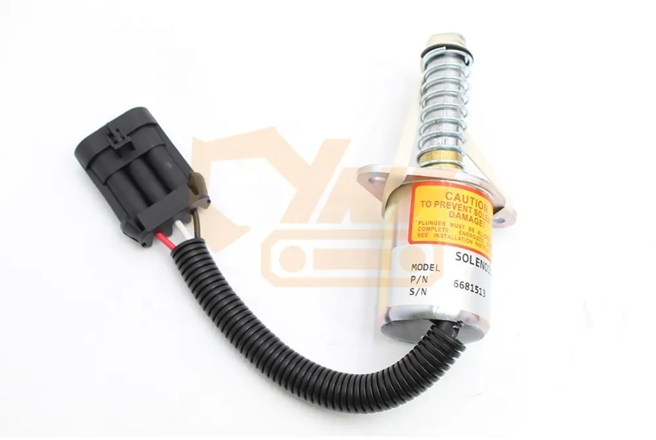 12V Shutoff Solenoid Valve 6690563 7136559 6681512 for Bobcat S70 S100 S130 S150 S160 S175 S185 S205 S220 S250 Loader Parts - Electrical system: picture 5 12V Shutoff Solenoid Valve 6690563 7136559 6681512 for Bobcat S70 S100 S130 S150 S160 S175 S185 S205 S220 S250 Loader Parts - Electrical system: picture 5