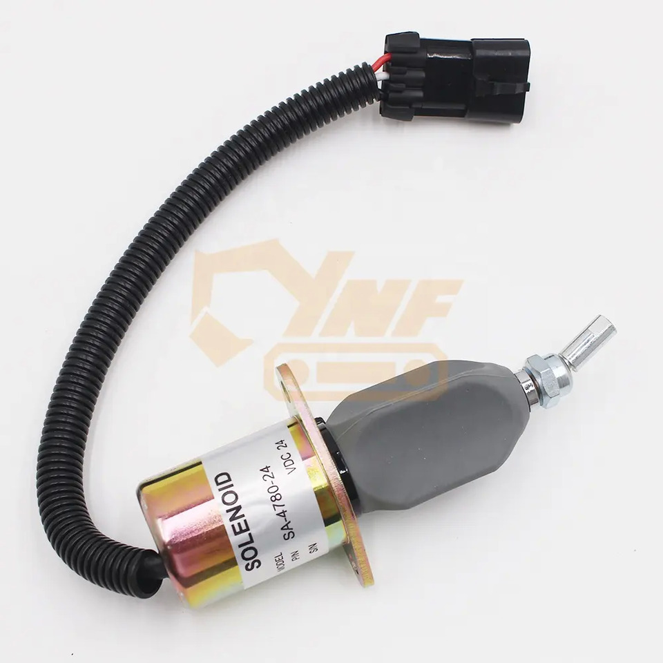 Engine Fuel Stop Solenoid 99453479 for New Holland EX215 excavator parts 24V flameout shut off solenoid valve - Electrical system: picture 3 Engine Fuel Stop Solenoid 99453479 for New Holland EX215 excavator parts 24V flameout shut off solenoid valve - Electrical system: picture 3