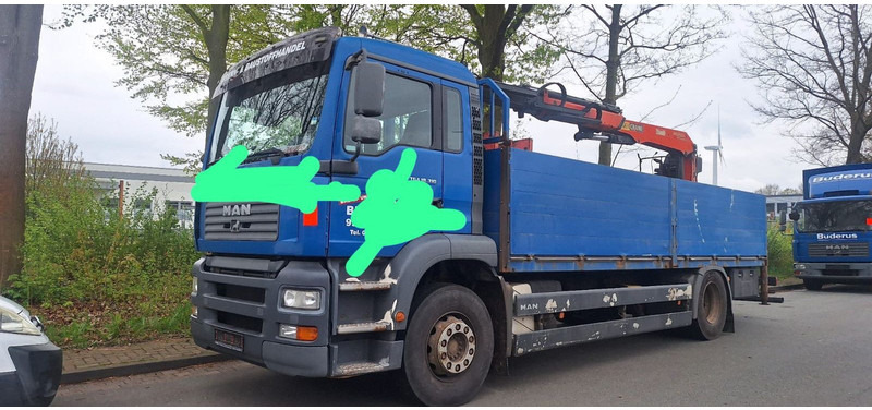 MAN 18.310 Pritsche mit Kran - Dropside/ Flatbed truck, Crane truck: picture 1 MAN 18.310 Pritsche mit Kran - Dropside/ Flatbed truck, Crane truck: picture 1