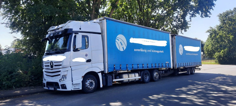 Mercedes-Benz 2642 Jumbozug Mit Hänger - Curtainsider truck: picture 4 Mercedes-Benz 2642 Jumbozug Mit Hänger - Curtainsider truck: picture 4