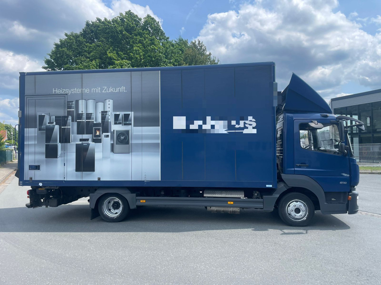 Mercedes-Benz 818 Koffer mit LBW - Closed box van: picture 5 Mercedes-Benz 818 Koffer mit LBW - Closed box van: picture 5