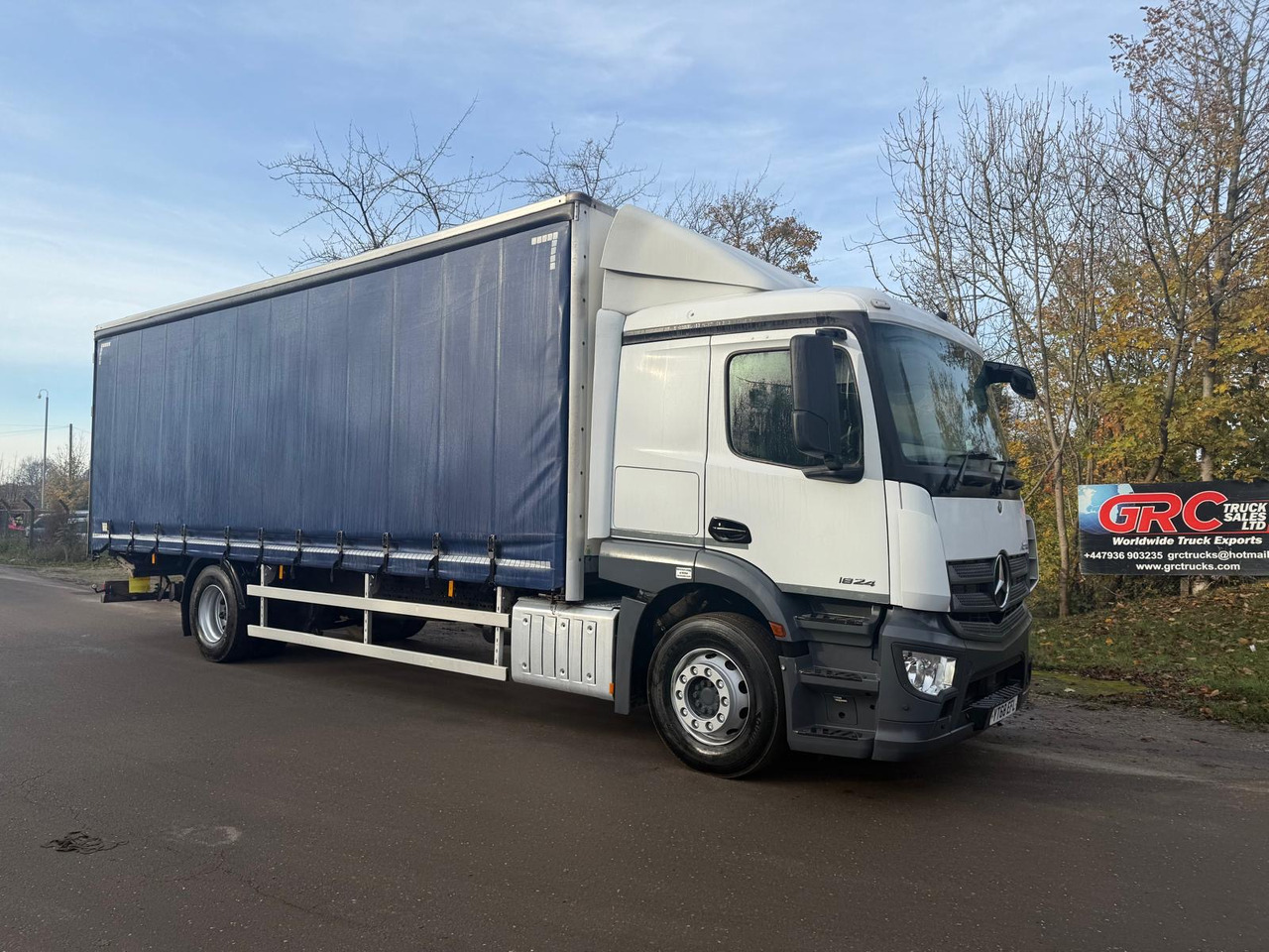 2018 Mercedes Actros 1824 Curtainside Truck - Curtainsider truck: picture 3 2018 Mercedes Actros 1824 Curtainside Truck - Curtainsider truck: picture 3