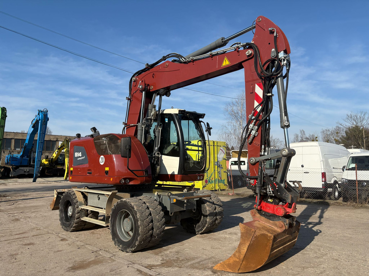 Liebherr A 914 Compact Rototilt R4 - Wheel excavator: picture 3 Liebherr A 914 Compact Rototilt R4 - Wheel excavator: picture 3