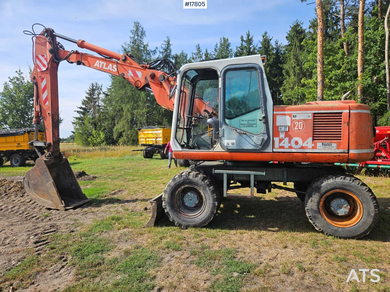 1995 Atlas 1404 - Wheel excavator: picture 4 1995 Atlas 1404 - Wheel excavator: picture 4