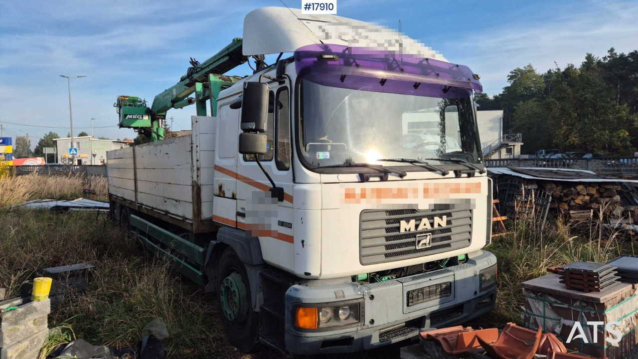 2000 MAN 18.284 - Dropside/ Flatbed truck, Crane truck: picture 2 2000 MAN 18.284 - Dropside/ Flatbed truck, Crane truck: picture 2