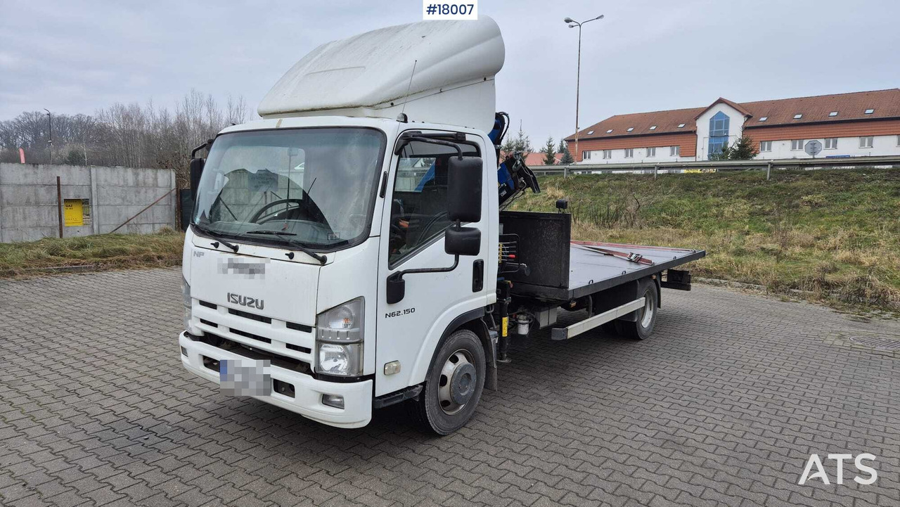 Car ISUZU N2R (2013) platform with HDS DN 4.0/2 (2021) - Dropside/ Flatbed truck, Crane truck: picture 3 Car ISUZU N2R (2013) platform with HDS DN 4.0/2 (2021) - Dropside/ Flatbed truck, Crane truck: picture 3