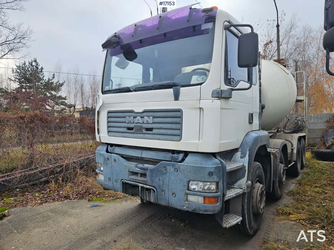 Concrete mixer on MAN TGA 35.360 8x4 chassis (2004) - Concrete mixer truck: picture 3 Concrete mixer on MAN TGA 35.360 8x4 chassis (2004) - Concrete mixer truck: picture 3