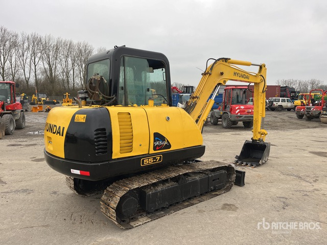 2013 Hyundai R55-7 Tracked Excavator - Crawler excavator: picture 3 2013 Hyundai R55-7 Tracked Excavator - Crawler excavator: picture 3