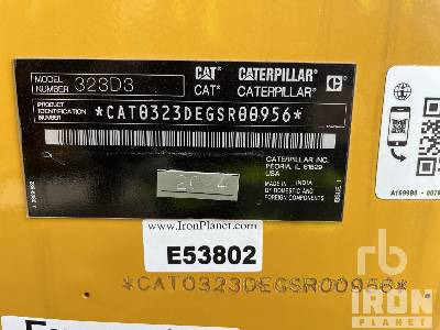 CAT 323D3 (Unused) - Crawler excavator: picture 5 CAT 323D3 (Unused) - Crawler excavator: picture 5