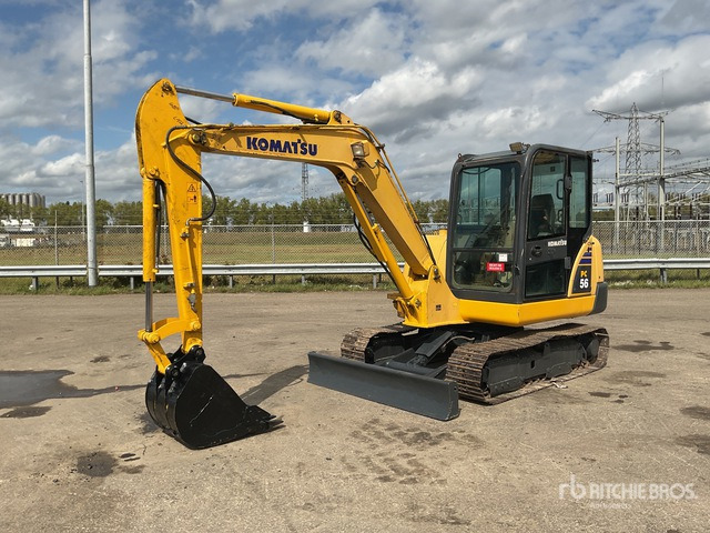 Komatsu PC56-7 Mini Excavator: <6.6t - Mini excavator: picture 1 Komatsu PC56-7 Mini Excavator: <6.6t - Mini excavator: picture 1