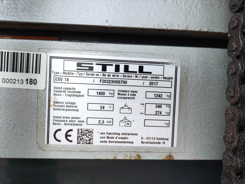 Still EXV 14 - Stacker: picture 5 Still EXV 14 - Stacker: picture 5