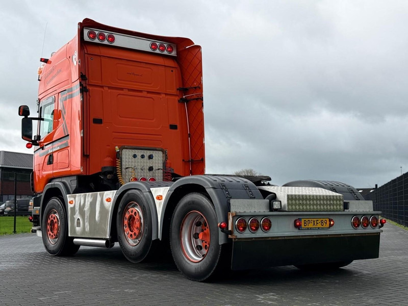 Tractor unit Scania R 164 GA 6X2/4 NA 580 SHOW TRUCK, GESTUURDE VOORLOPER, COMPLEET, TOP.: picture 12