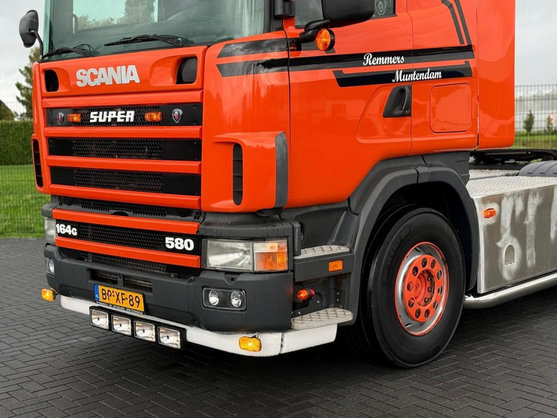 Tractor unit Scania R 164 GA 6X2/4 NA 580 SHOW TRUCK, GESTUURDE VOORLOPER, COMPLEET, TOP.: picture 9