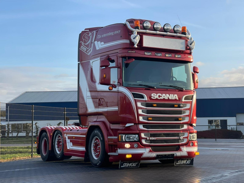 Scania R520 6X2/4, VOLLUCHT, SHOWTRUCK, LEER, RETARDER. - Tractor unit: picture 1 Scania R520 6X2/4, VOLLUCHT, SHOWTRUCK, LEER, RETARDER. - Tractor unit: picture 1