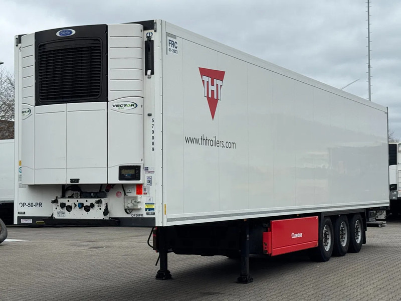 Krone Carrier Vector 1550 / Ov-Laadklep / Lift-As / Apk 11-2026! Low hours! - Refrigerator semi-trailer: picture 1 Krone Carrier Vector 1550 / Ov-Laadklep / Lift-As / Apk 11-2026! Low hours! - Refrigerator semi-trailer: picture 1