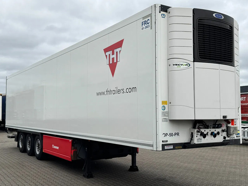 Krone Carrier Vector 1550 / Ov-Laadklep / Lift-As / Apk 11-2026! Low hours! - Refrigerator semi-trailer: picture 3 Krone Carrier Vector 1550 / Ov-Laadklep / Lift-As / Apk 11-2026! Low hours! - Refrigerator semi-trailer: picture 3
