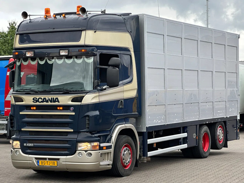 Scania R420 6x2 Topline / 3 Stock Animal Transport / Retarder / Euro 5 - Livestock truck: picture 1 Scania R420 6x2 Topline / 3 Stock Animal Transport / Retarder / Euro 5 - Livestock truck: picture 1