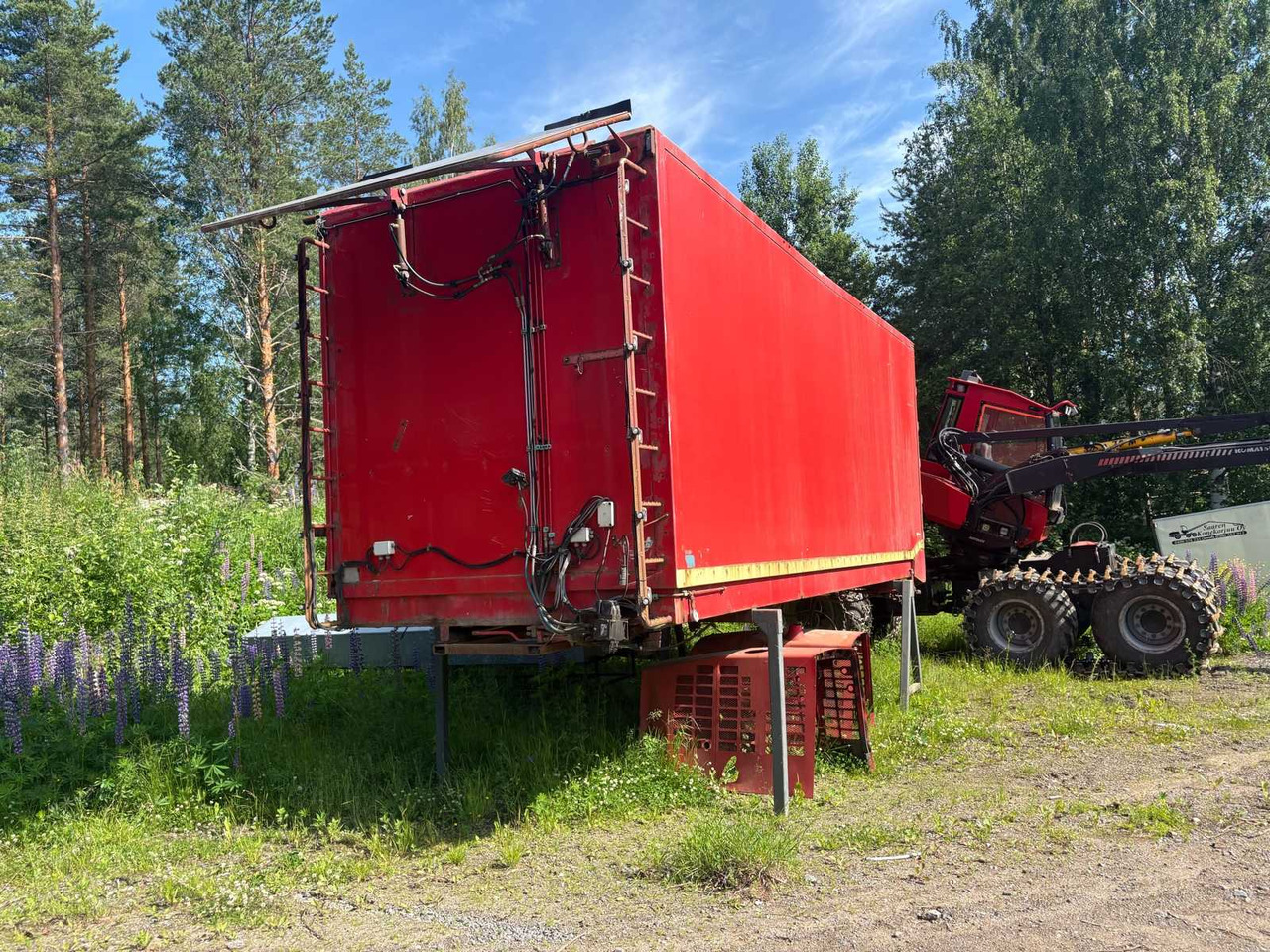Wood chip container 46m³ - Curtainside swap body: picture 1 Wood chip container 46m³ - Curtainside swap body: picture 1