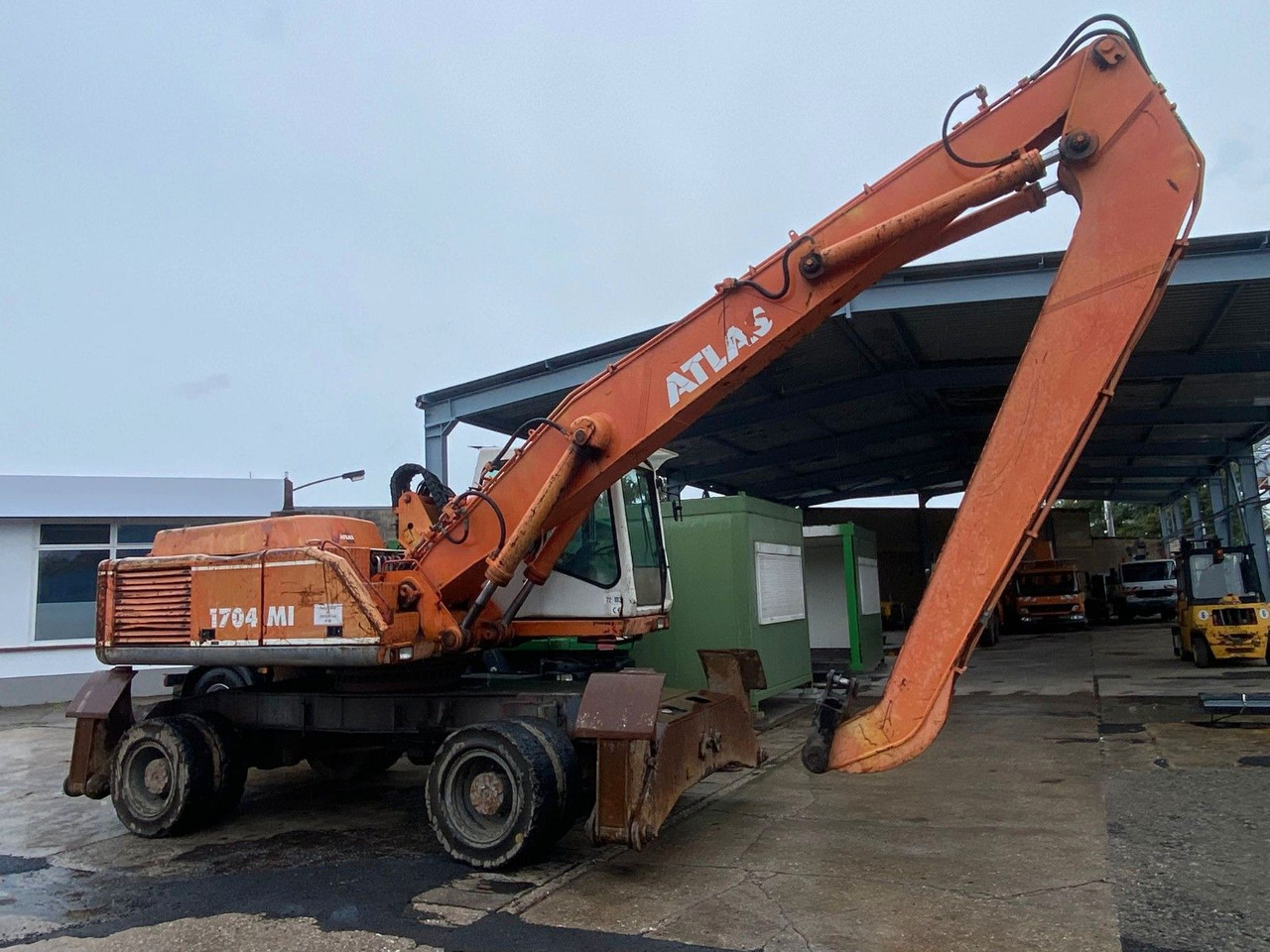 Atlas 1704 MI mit Greifer Umschlagbagger Lang - Wheel excavator: picture 5 Atlas 1704 MI mit Greifer Umschlagbagger Lang - Wheel excavator: picture 5