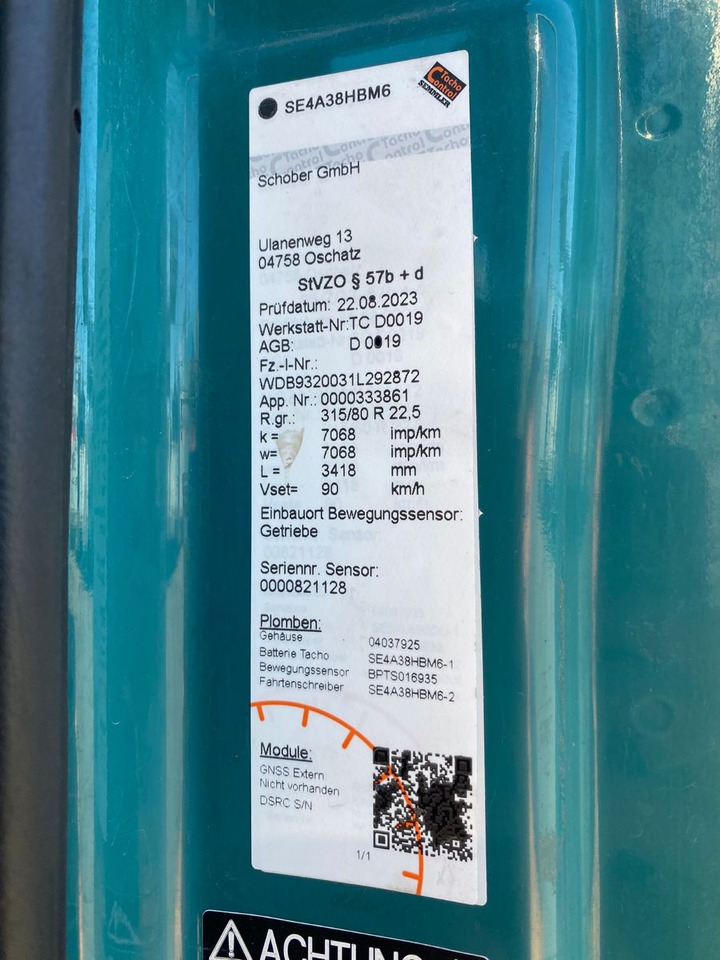 Tipper Mercedes-Benz Actros 2/3 6-Zyl. 1841 MEILER ABSATZKIPP. WINTER: picture 16