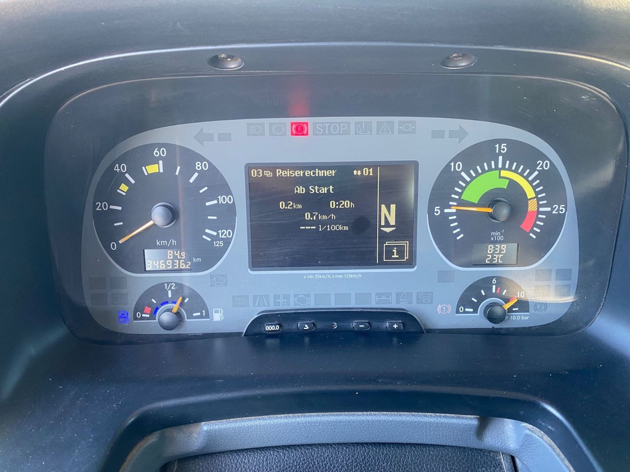 Tipper Mercedes-Benz Actros 2/3 6-Zyl. 1841 MEILER ABSATZKIPP. WINTER: picture 14