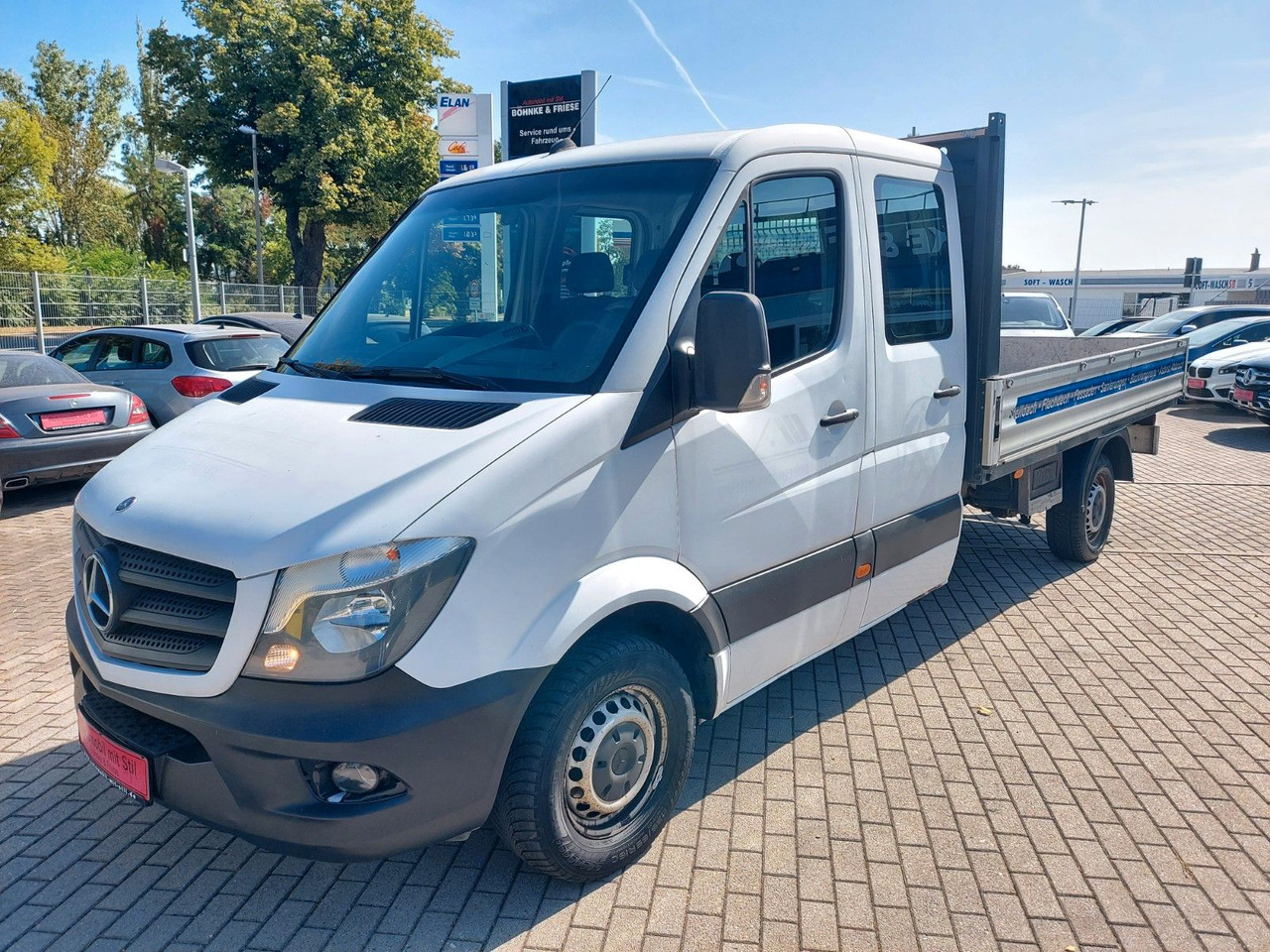 Mercedes-Benz Sprinter II Pritsche DoKa 316 Autom. lang 7Sitze - Open body delivery van, Combi van: picture 1 Mercedes-Benz Sprinter II Pritsche DoKa 316 Autom. lang 7Sitze - Open body delivery van, Combi van: picture 1